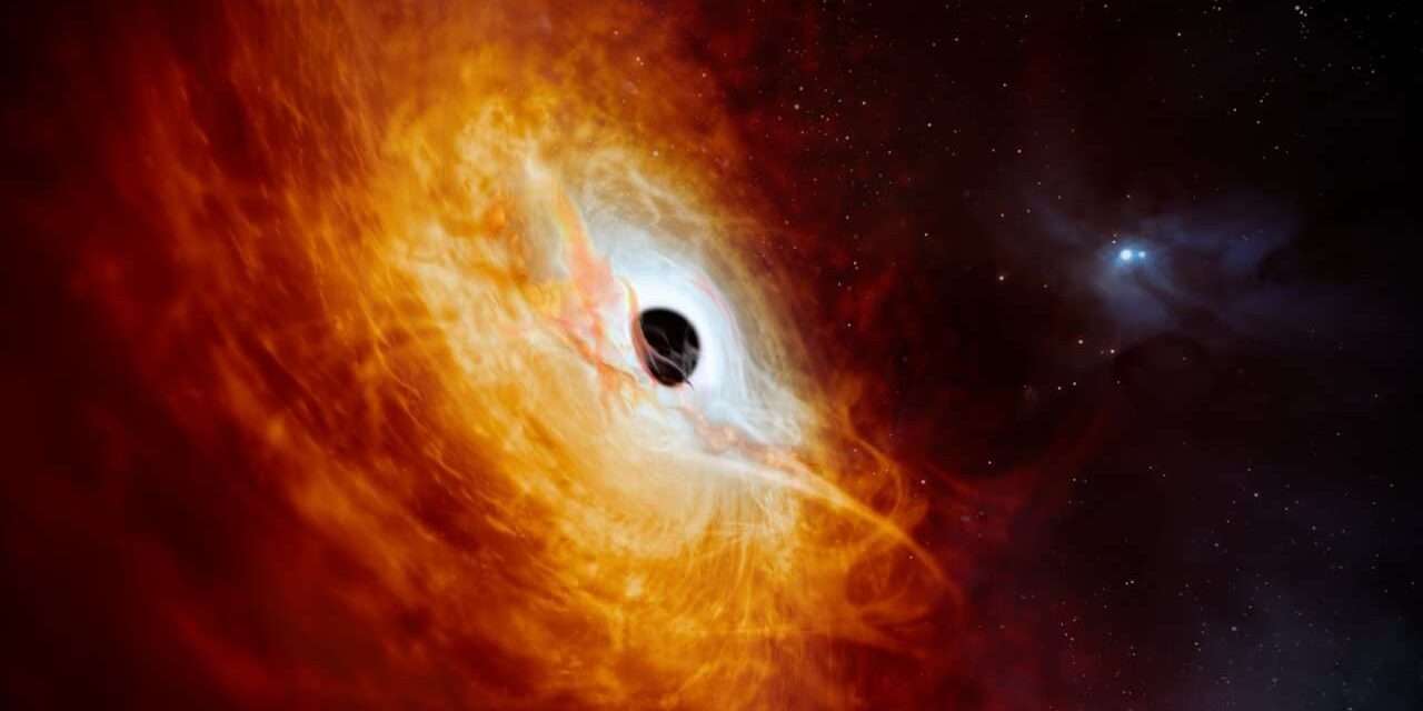 Scoperto il quasar più grande e luminoso mai osservato, divora poco più di un Sole al giorno